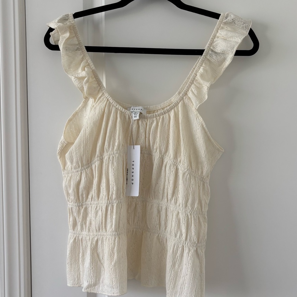 NWT TOPSHOP peasant top SIZE 12